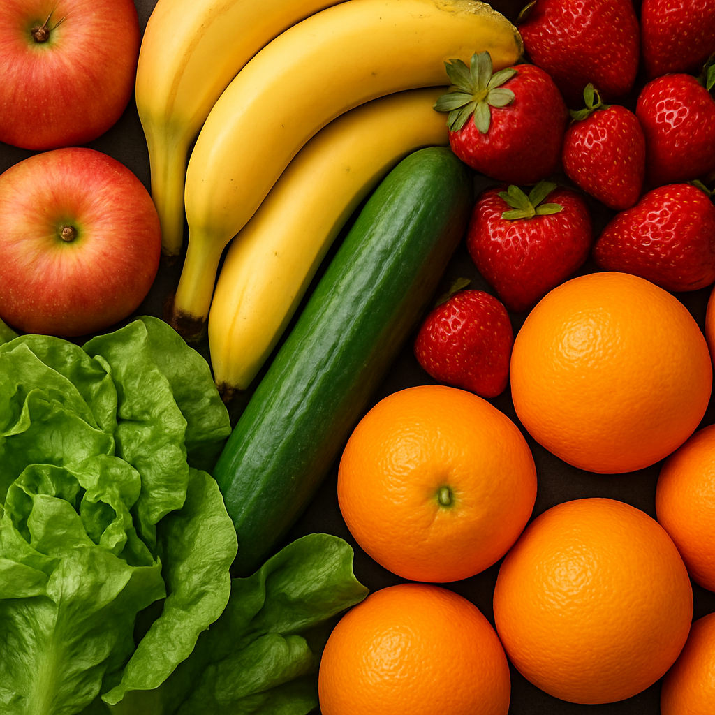 Fresh Fruit and Salad Box that you can buy online and have delivered to your door by The Fruit Cart Sydney